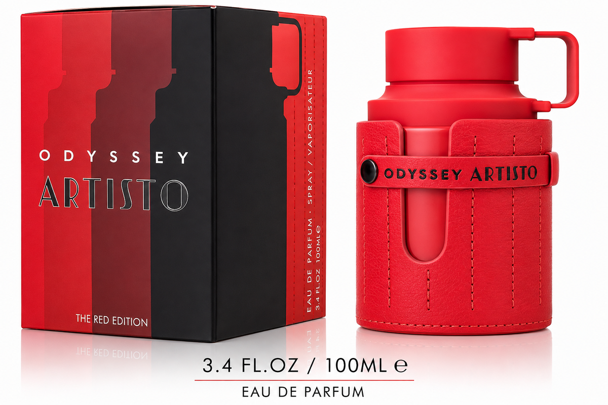 Armaf Odyssey Artisto The Red Edition Eau de Parfum – 100ml / 3.4 Fl. Oz. Men’s Fragrance