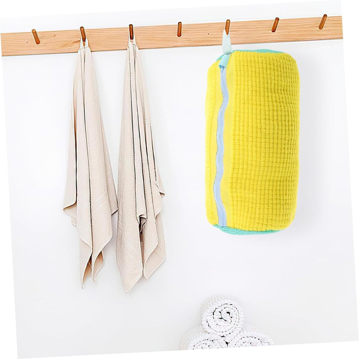 Shoe Washing Bag for Washer & Dryer, Reusable Mesh Laundry Bags, 2 Pack Yellow