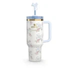 Stanley x LoveShackFancy 40oz Quencher Tumbler Rosa Beaux Blue Gift Box