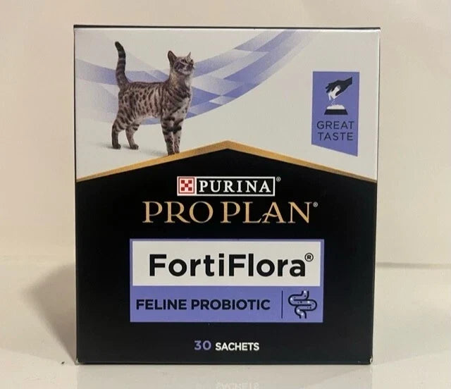Purina FortiFlora Feline Probiotic Supplement for Cats 30 Sachets New