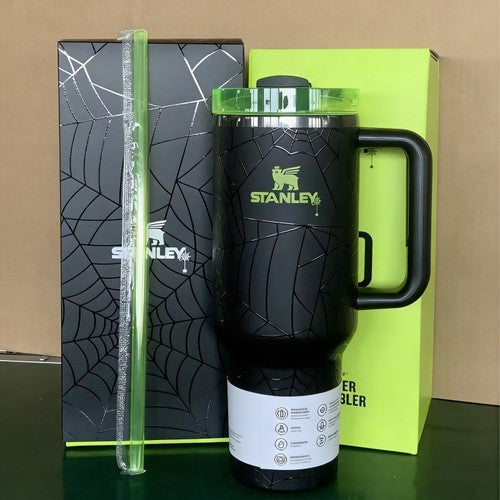 Stanley Quencher H2.0 Halloween Web Glow 40oz Limited Edition Tumbler Gift