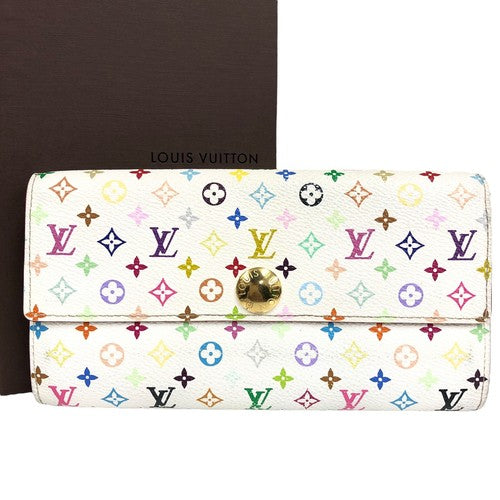 Louis Vuitton Sarah NM Wallet M93532 Monogram Multicolore Long Wallet